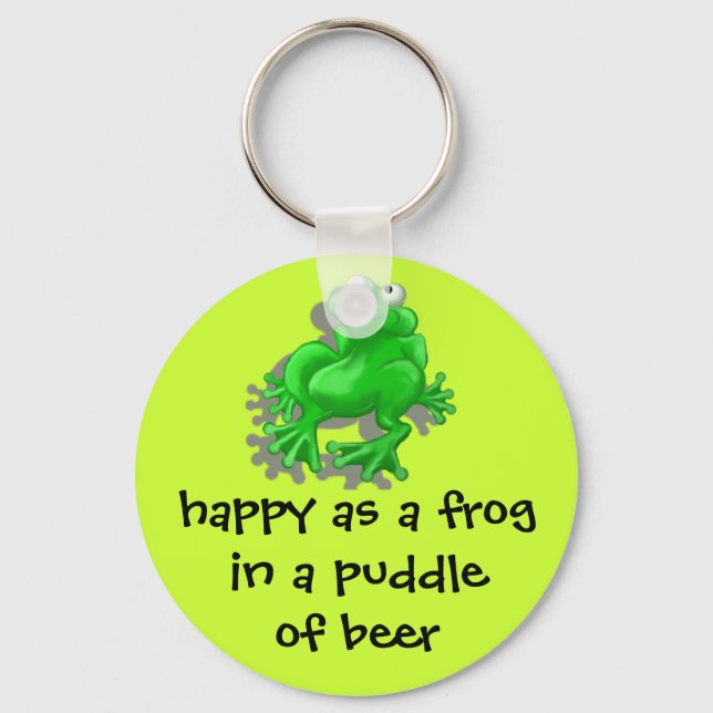 happy frog key ring (Front)