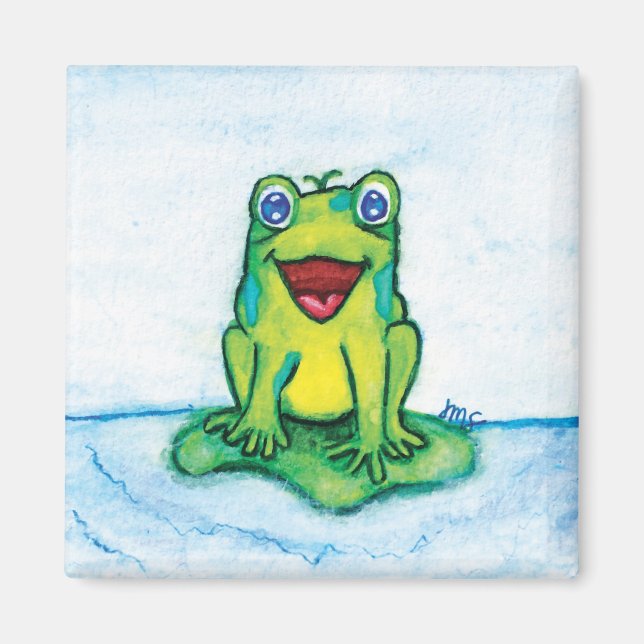 Happy Frog Magnet (Front)