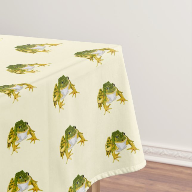 Happy Frog Tablecloth (In Situ)