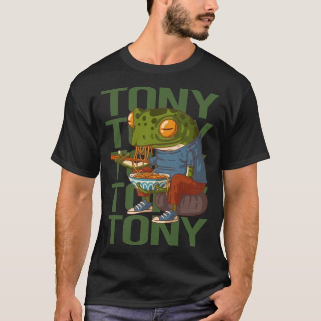 Happy Frog - Tony Name T-Shirt (Front)