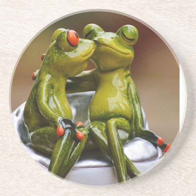 Happy Frogs Coaster (Front)