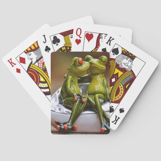 Happy Frogs Playing Cards (Back)