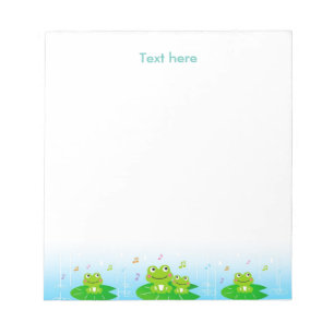 Happy Frogs Simple Notepad
