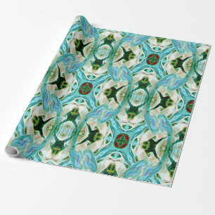Happy frogs.... wrapping paper