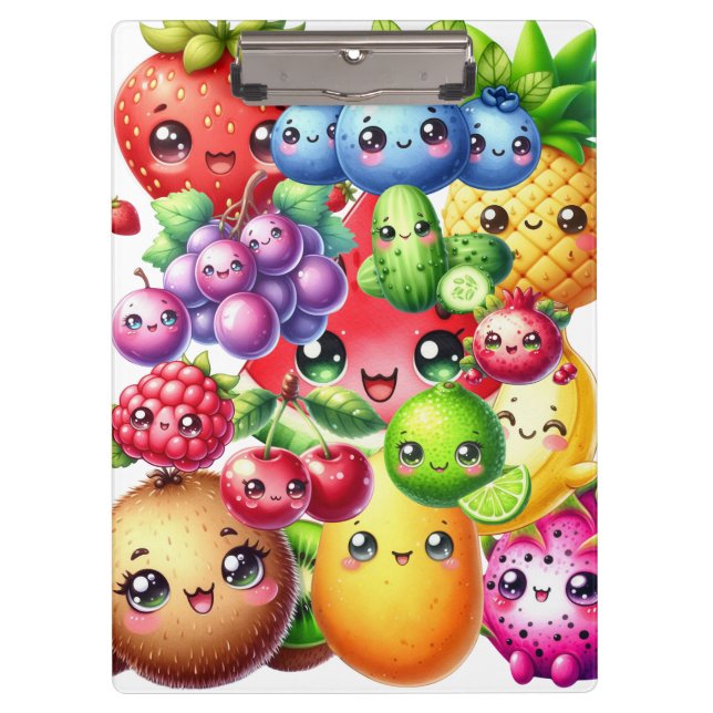 Happy Fruit Clipboard (Front)