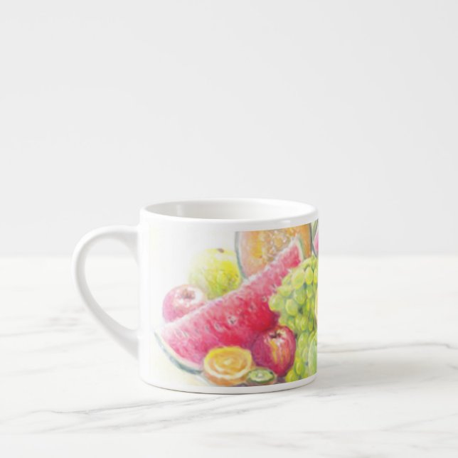 Happy fruits   espresso cup (Left)