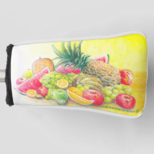 Happy fruits golf head cover