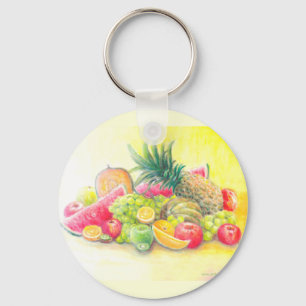 Happy fruits key ring