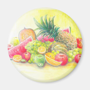 Happy fruits magnet