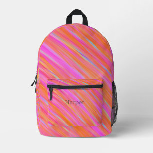 Happy Fun Colourful Bold Bright Collection Printed Backpack
