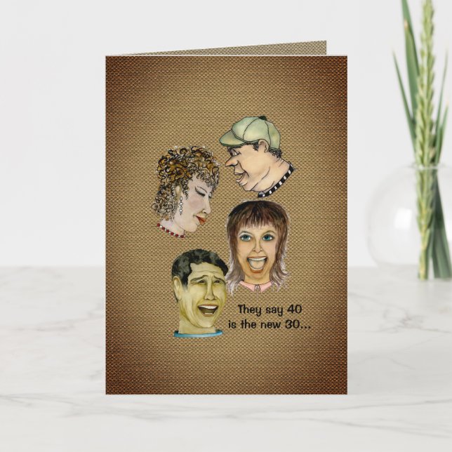 Happy funny Birthday to whatever age you might be  Card (Front)