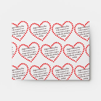 Happy Funny Valentines Day gift quote sarcasm Envelope
