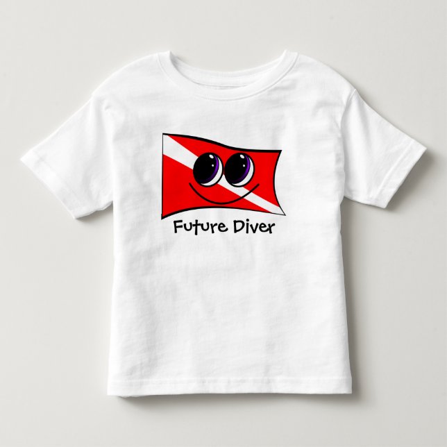 Happy Future Diver Toddler T-Shirt (Front)