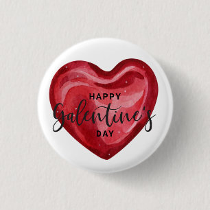 Happy Galentines Day 3 Cm Round Badge
