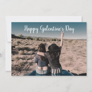 Happy Galentines Day Best Friends Photo Valentine Holiday Card