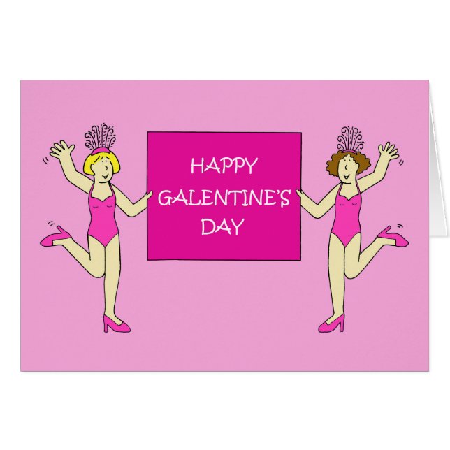 Happy Galentine's Day, February 13th. (Front Horizontal)