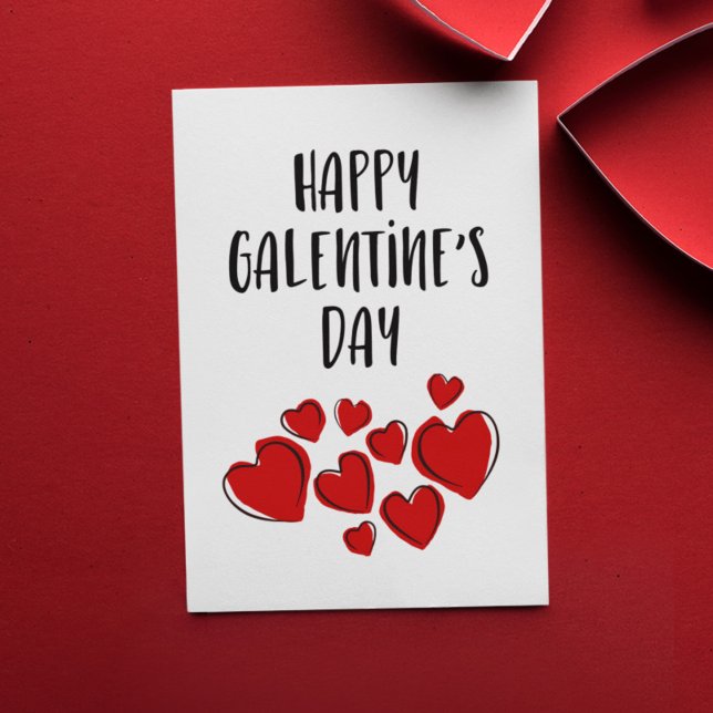 Happy Galentine's day girl friends Valentine's day Holiday Card (Creator Uploaded)