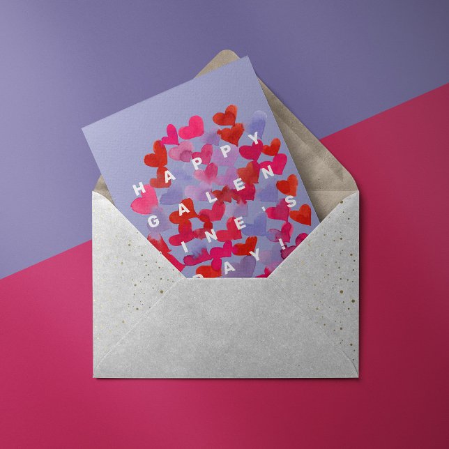 Happy Galentine's Day hearts Holiday Card (Creator Uploaded)