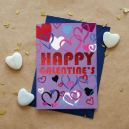 Happy Galentine's Day Holiday Card