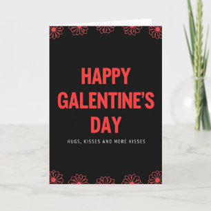 Happy Galentines Day Hugs Card