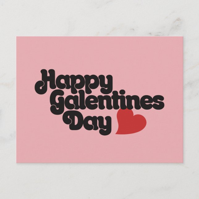 Happy Galentines Day Postcard (Front)