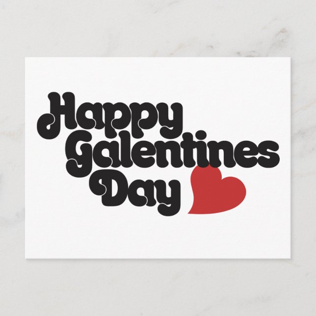 Happy Galentines Day Postcard (Front)