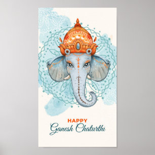 Happy Ganesh Chaturthi Poster