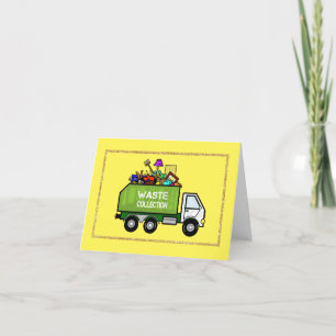 Happy Garbage Man Day Trivia Greeting Card