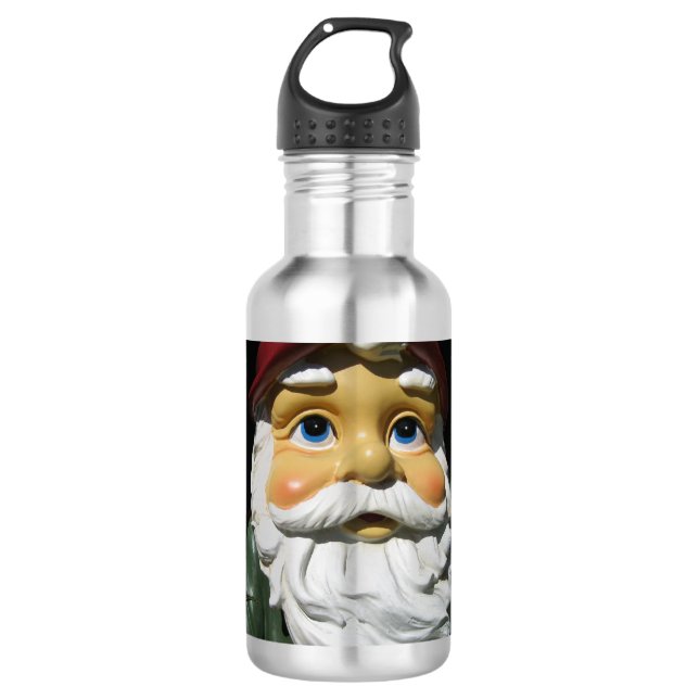 Happy Garden Gnome 710 Ml Water Bottle (Front)