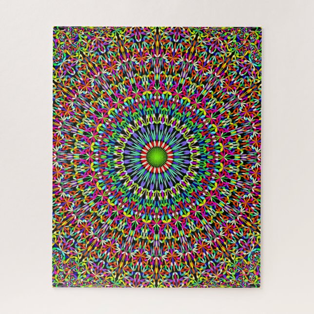 Happy Garden Mandala Jigsaw Puzzle (Vertical)