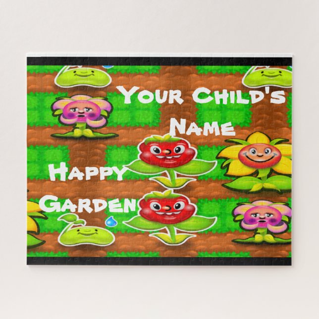 Happy Garden Puzzle (Horizontal)