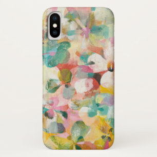 Happy Garden   Soft Pastel Petals iPhone X Case