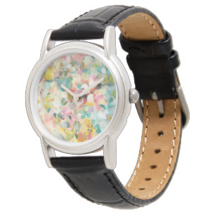 Happy Garden Soft Pastel Petals Watch