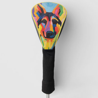Happy German Shepherd Dog 02 - Kaori Golf Head Cover