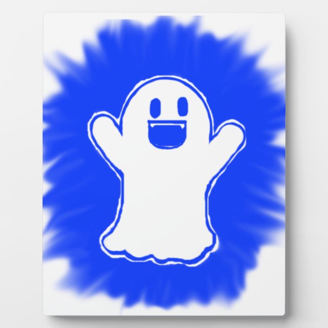 Happy ghost plaque (Front)