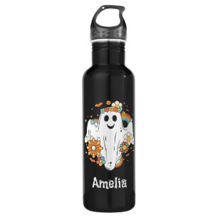Happy Ghost Retro Hippie Vibe 710 Ml Water Bottle