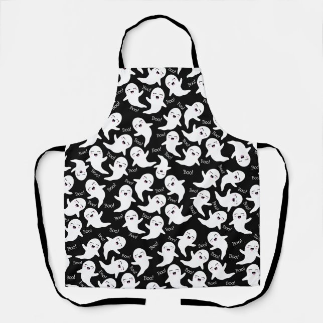 Happy Ghosts In Flight! Apron (Front)