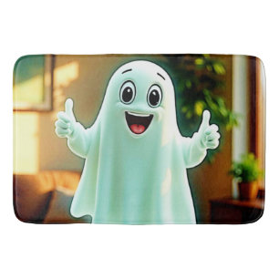 Happy Ghost's Thumbs Up Bath Mat