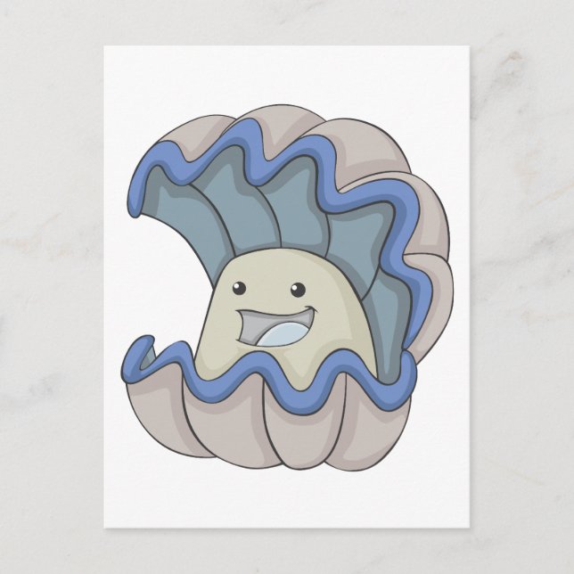 Happy Giant Clam Postcard (Front)