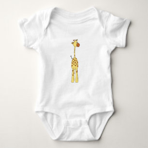 Happy Giraffe. Cartoon Baby Bodysuit