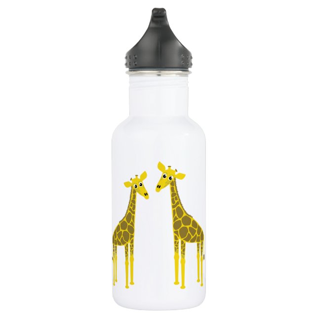 Happy giraffe herd 532 ml water bottle (Right)