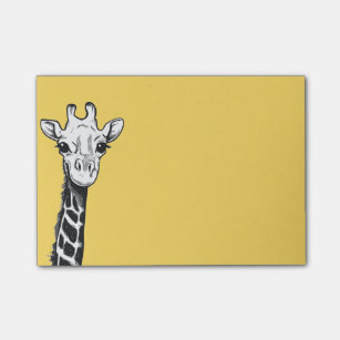 Happy Giraffe Post It Notes