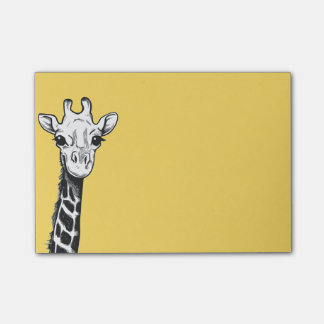 Happy Giraffe Post It Notes