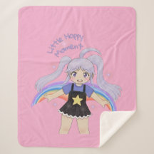 Happy Girl Hand Drawn Illustration – Little Happy