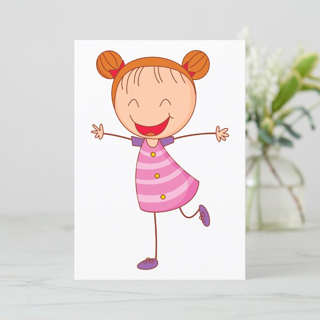 Happy Girl Invitation (Creator Uploaded)