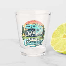 Happy Glamper Shot Glass – Sip in Style