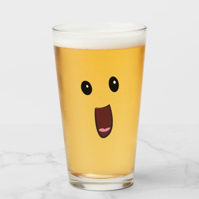 Happy Glass (Front Filled)