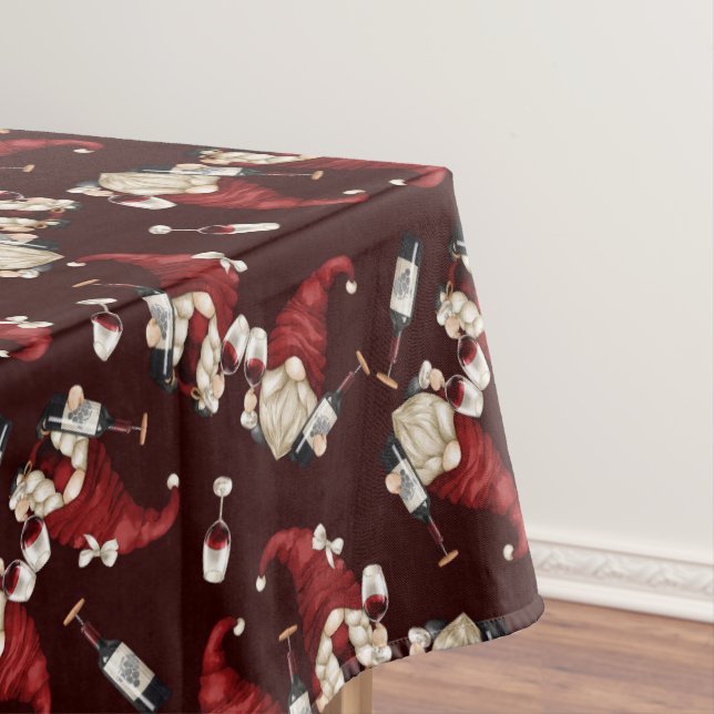 Happy Gnome Couple Tablecloth (In Situ)
