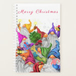 Happy Gnomes Christmas Planner<br><div class="desc">Christmas Planners with Happy Gnome Party Cartoon Drawing Funny Happy Gnomes Celebration Planner - Customisable - or Choose / Add Your Unique Text / Font / Colour - Make Your Special Gift - Resize and move or remove and add elements / image with Customisation tool ! - Drawing and Design...</div>