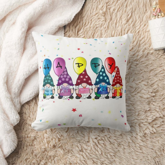 Happy Gnomes Cushion (Blanket)